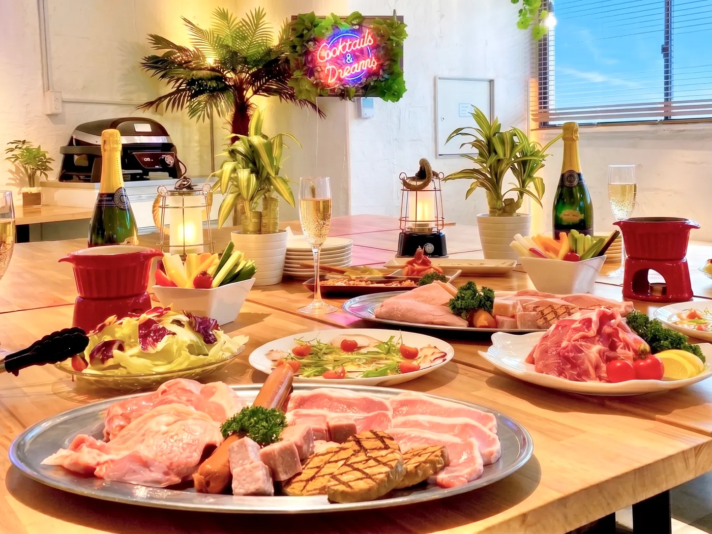 〈渋谷×貸切×貸切BBQ〉内観1