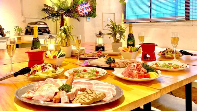 渋谷で貸切BBQパーティー ガーデンホール
