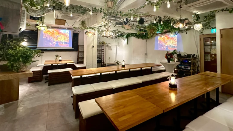「渋谷ガーデンホール」は、貸切に特化したおしゃれ居酒屋です！
20人・３0人・40人など送別会貸切はお任せください！貸切で無料オプション多数！