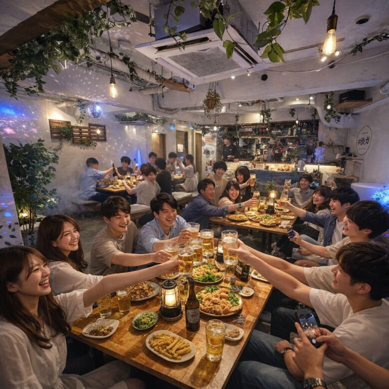 〈渋谷×貸切×追いコン〉　完全貸切空間イメージ