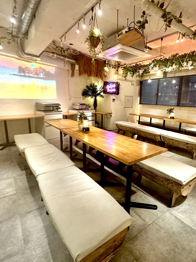 〈渋谷×貸切×マイク・プロジェクター付きパーティー〉内観1